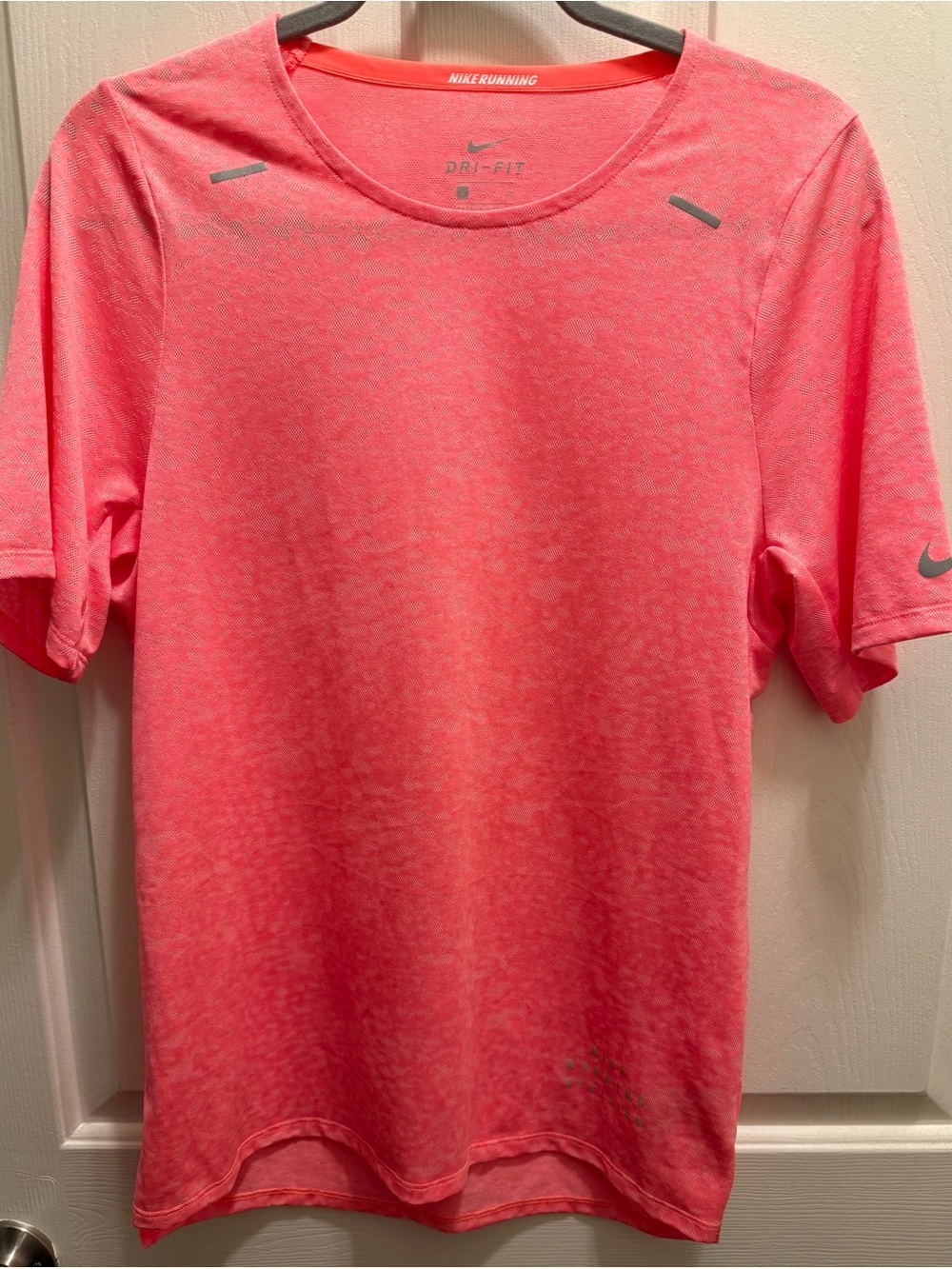Nike Men's Running Dri-FIT Neon Short Sleeve Shirt